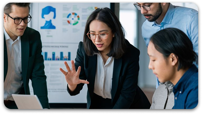 Students learning Data Analytics